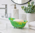 Green & Yellow Clawfoot Tub Soap Dish